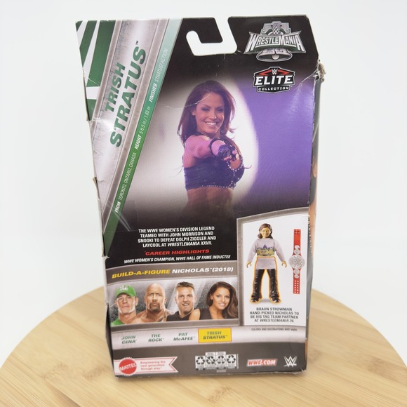 Mattel WWE Elite WrestleMania Trish Stratus‎ Action Figure BAF Nicholas HVJ11 - Picture 3 of 10